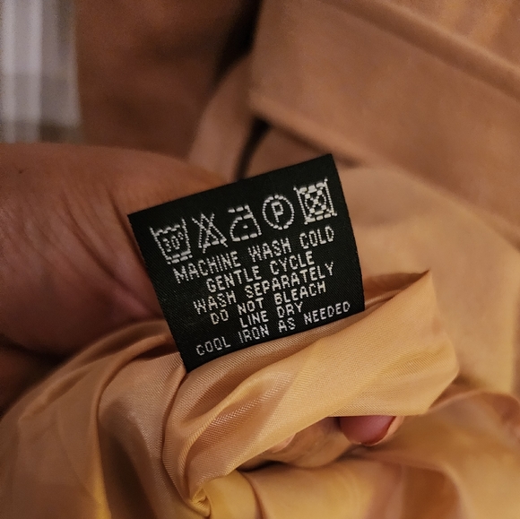 Plus Size Hearts & Roses Vintage Style Camel Fit and Flare Pin Up Coat XXL 20 - Picture 10 of 16